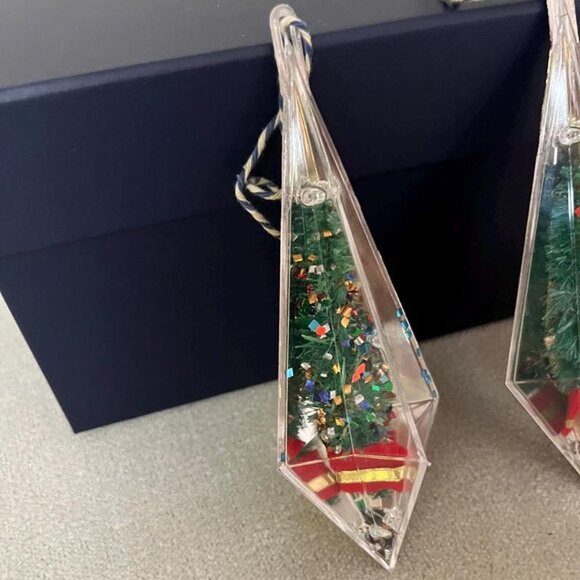 Vintage Jewel Brite Glittered Bottle Brush Tree Acrylic Plastic Faceted Diamond - Picture 5 of 6